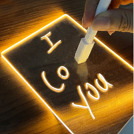 Creative Note Board Holiday Light With Pen Gift For Children Girlfriend Decoration Night Lamp