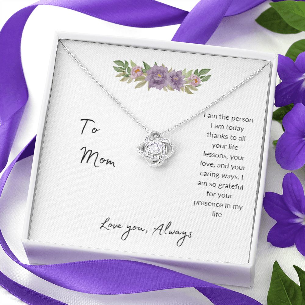 Mothers Necklace with loving message card ... Your love and your caring ways