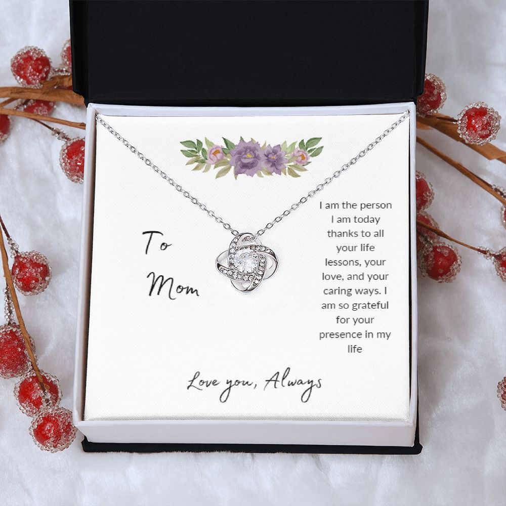 Mothers Necklace with loving message card ... Your love and your caring ways