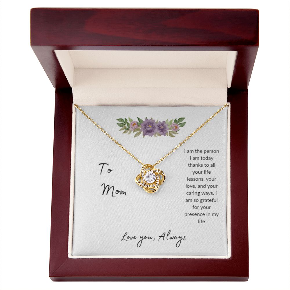 Mothers Necklace with loving message card ... Your love and your caring ways