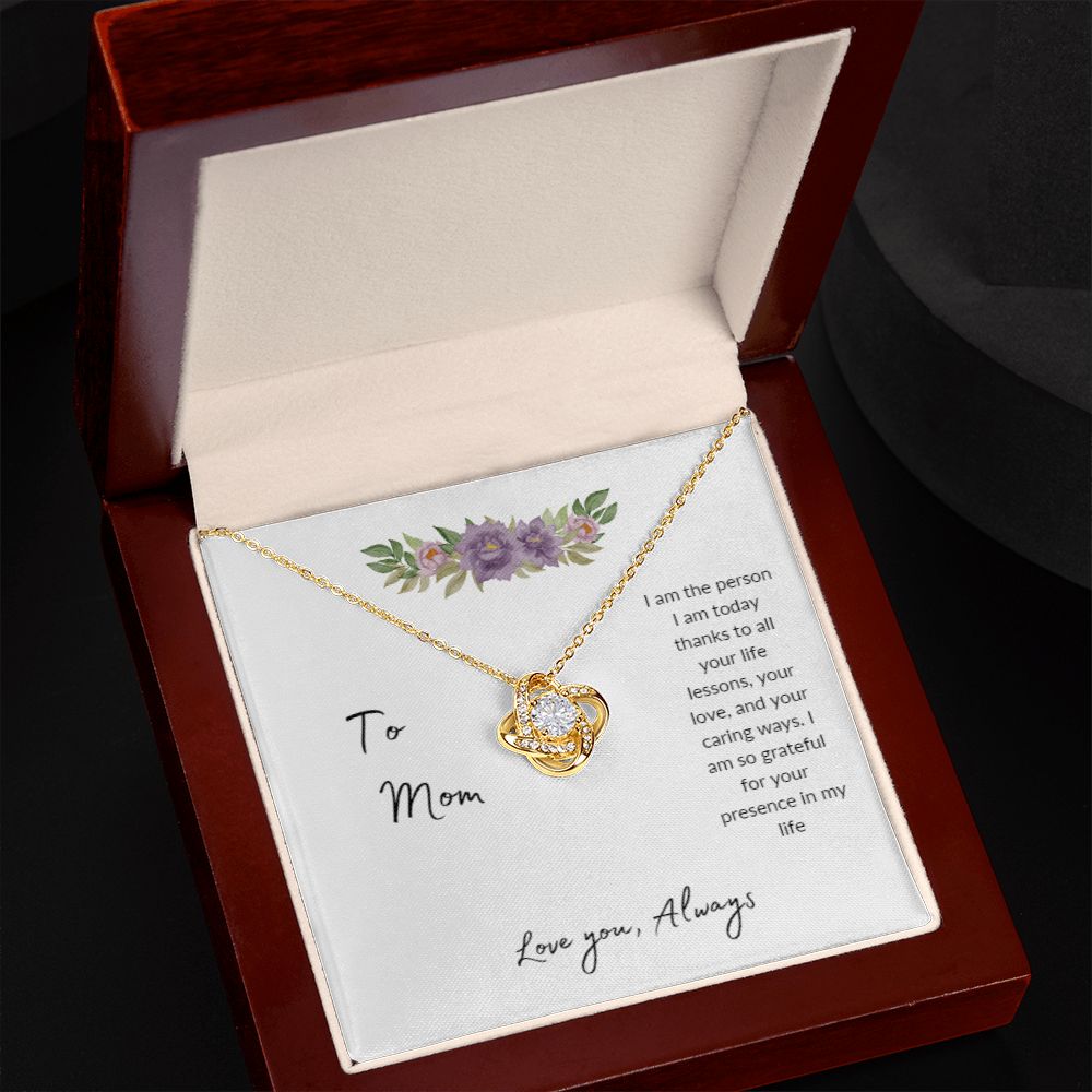 Mothers Necklace with loving message card ... Your love and your caring ways