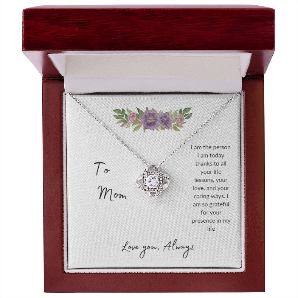 Mothers Necklace with loving message card ... Your love and your caring ways